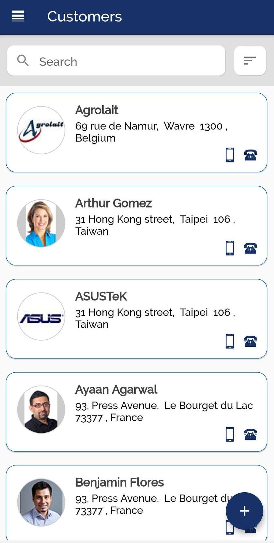 EvoCRM - CRM Mobile Application